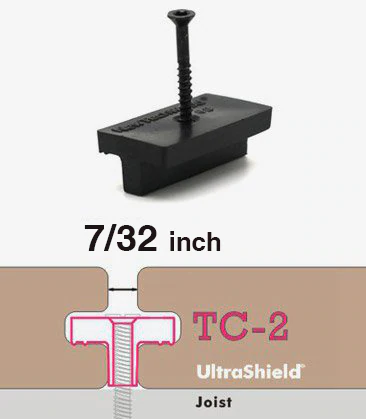 NewTechWood Ultra Shield Decking - Standard Clip (250 Pack)